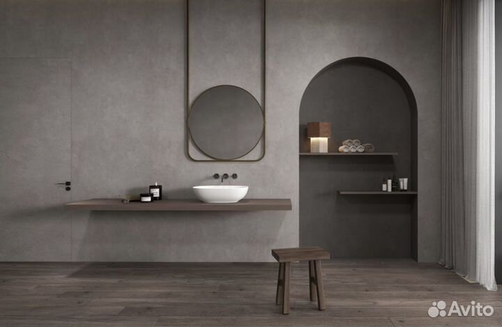 Раковина накладная белая матовая