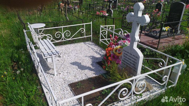 Благоустройство захоронений,могил,Памятники,Ограды