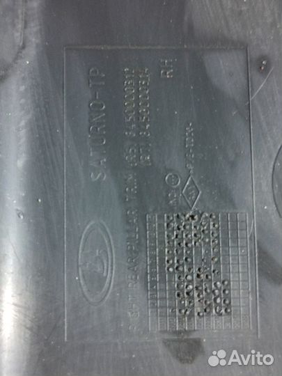 Обшивка задней стойки правая LADA Largus