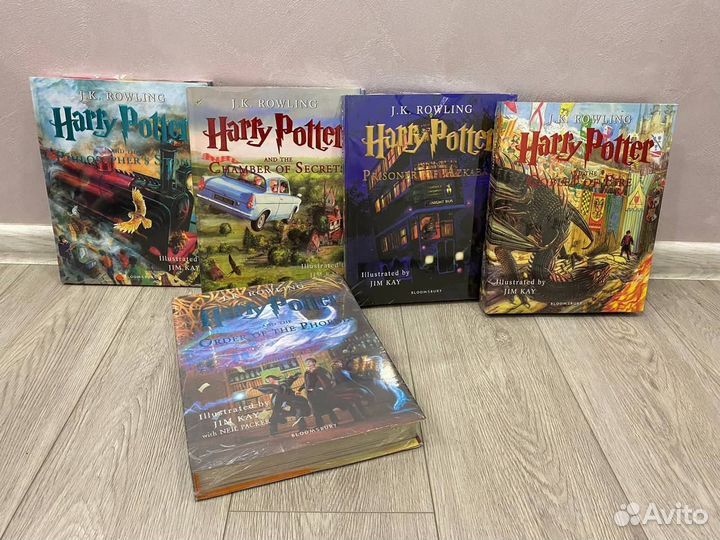 Набор книг про Гарри Поттера на английском