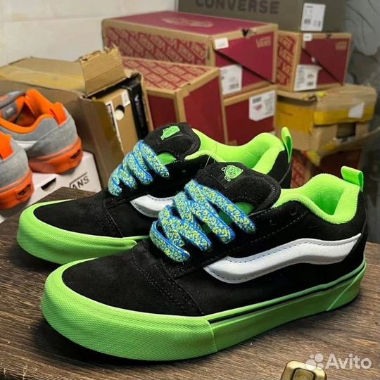 Vans Knu Skool Pop Outsole Green