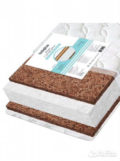 Матрац детский,ортопедический,для кроватки, 120x60