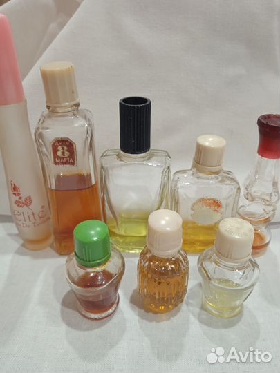 Духи винтаж остатки пакетом 8 штук