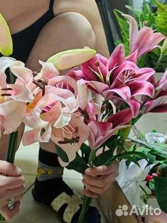 Цветы real touch разные варианты, от