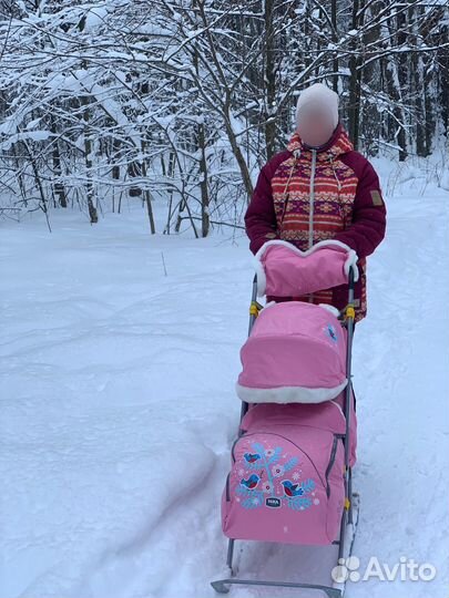 Коляска санки nika