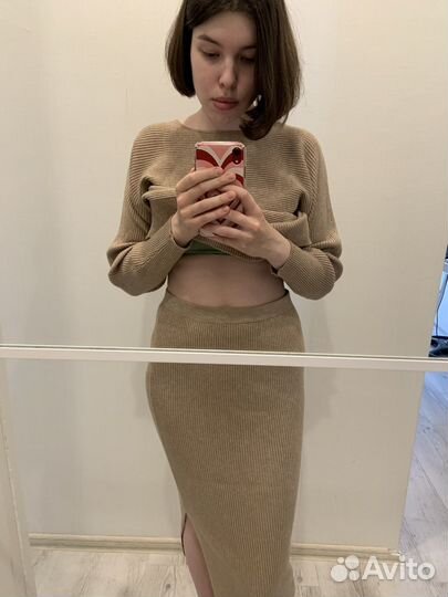 Трикотажный костюм mango