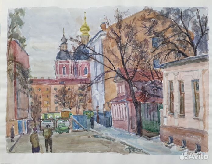 Виды Москвы. Антикварные литографии и акварели