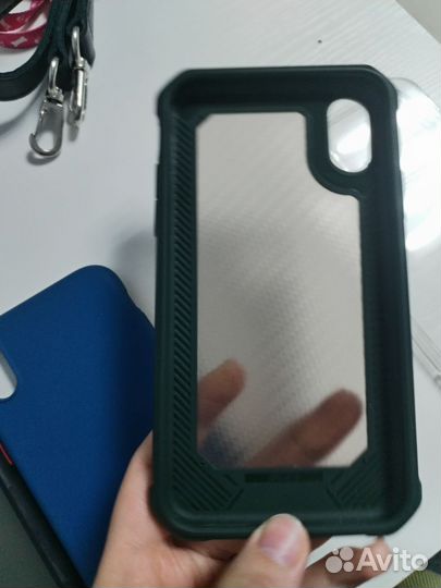 Чехол на iPhone 10 силиконовый противоударный