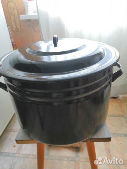 Кастрюля бак 20литров. Ведро эмалир