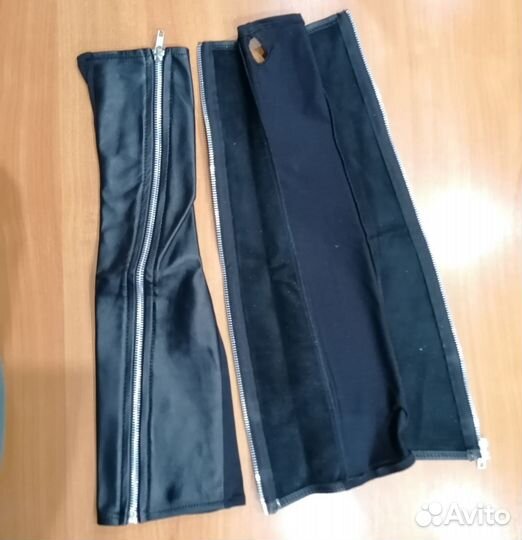 Перчатки кожаные без пальцев