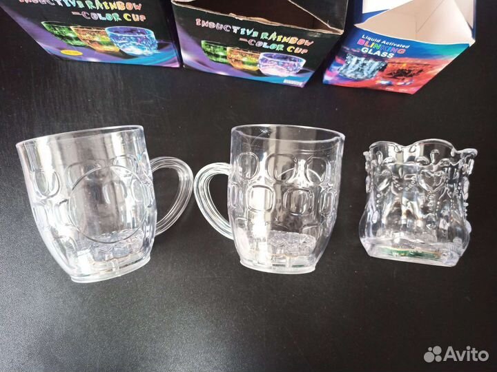 Светящийся стакан с подсветкой