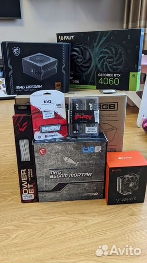 Игровой пк с периферией (i5 11400f+rtx4060)