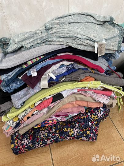 Детские вещи пакетом на девочку 104 110
