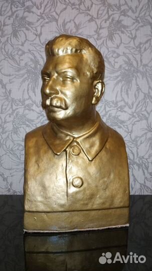 Бюст Сталина, Гжель, 30-е годы, керамика, редкий