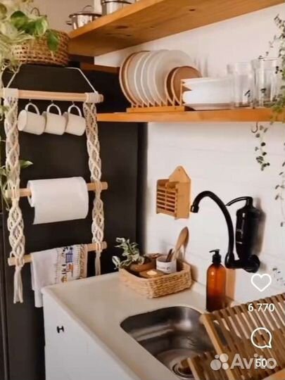 Макраме, Полка навесная, пано, кашпо