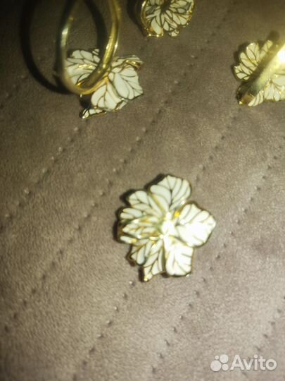 Серьги,кольцо,кулон