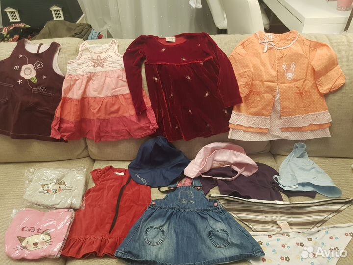 Вещи для девочки 0-12 мес
