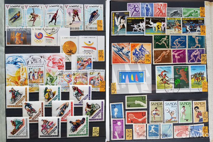 Марки. Спорт. Олимпийские игры Набор № 1