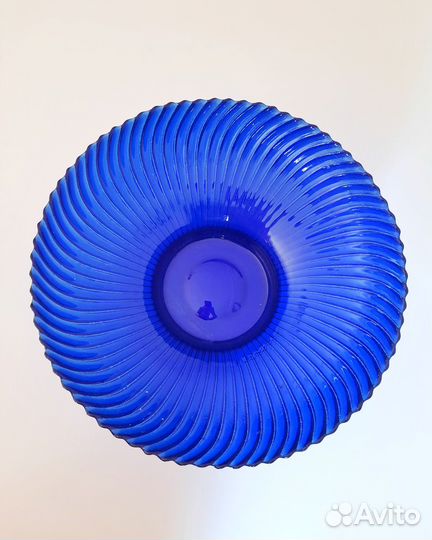 Ваза для фруктов, салатник. Стекло. Диаметр 29 см