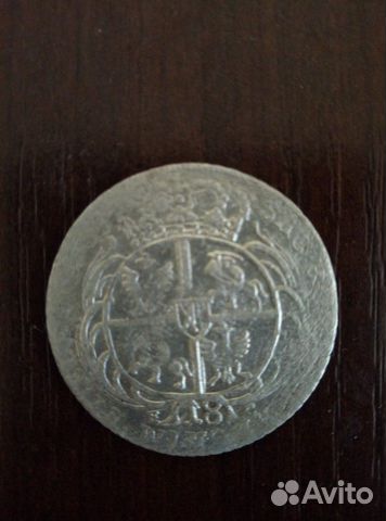 Монета старая польша 17 век