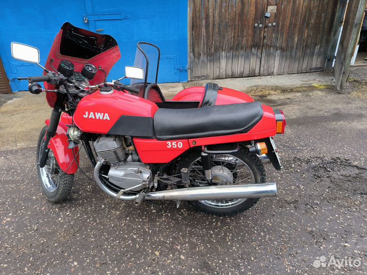 Мотоцикл ява с коляской