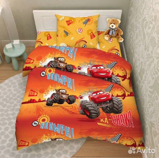 Детское постельное белье новое 1,5 спальное бязь