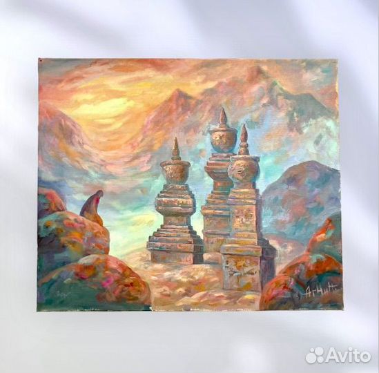 Интерьерная картина маслом на холсте