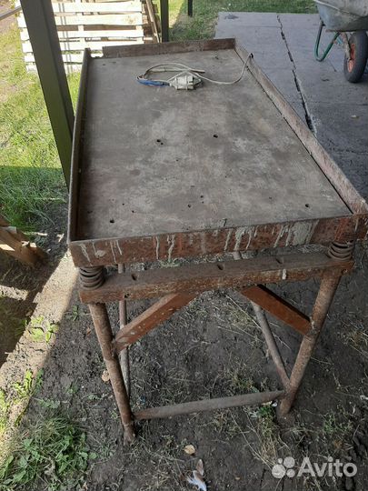 Вибростол для тротуарной плитки