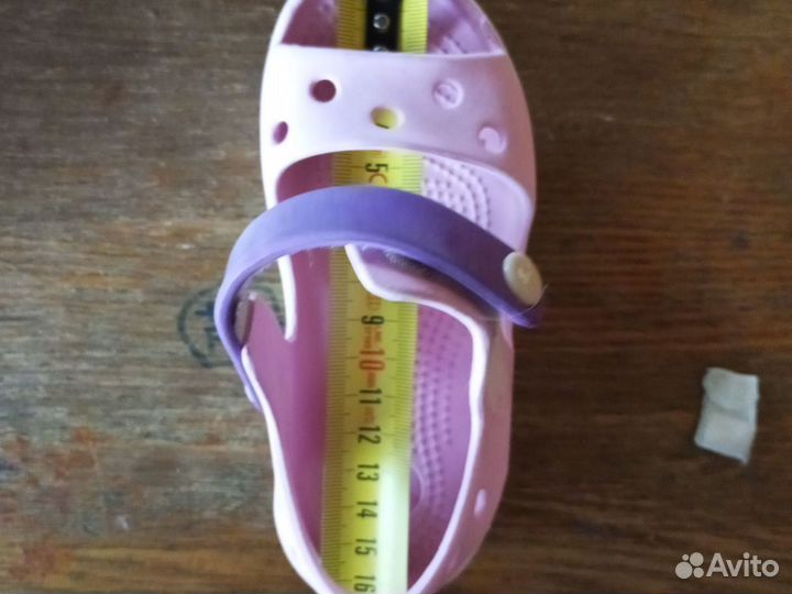 Crocs Сандали для девочки С 9