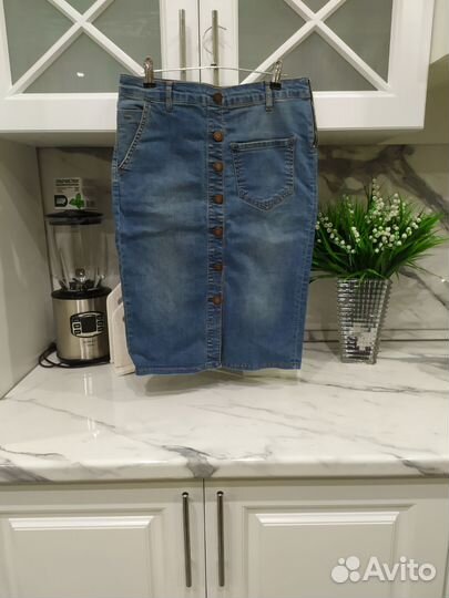 Юбка джинсовая