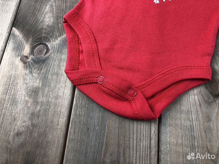 Боди красный для девочки 50 56 cool club