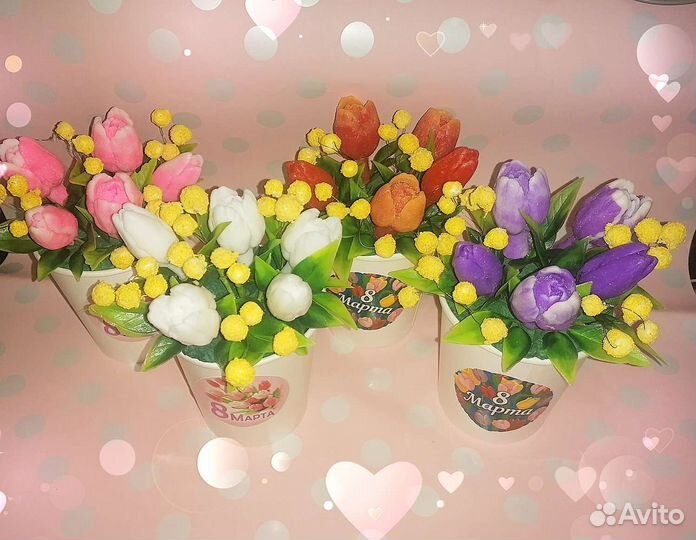 Мыло ручной работы на 8 марта