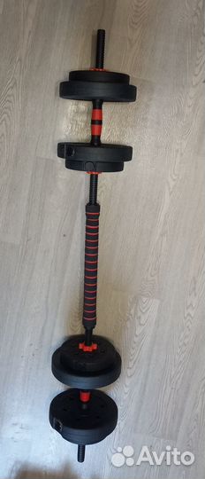 Гантели по 8,8 кг цена за 2 шт (блины и грифы )