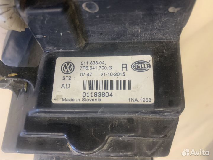 Птф передний правый Touareg NF