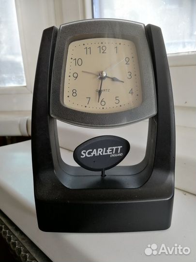 Часы scarlett вращающийся логотип