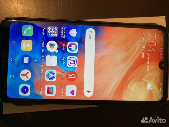 Смартфон huawei Y7 2019