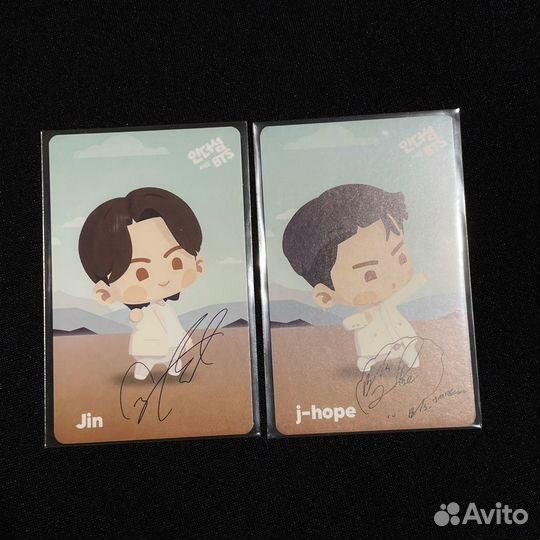 Официальные карточки bts из альбома proof