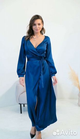 Вечернее платье в пол 44