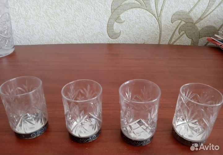 Хрустальные рюмки СССР бокалы стаканы кружки
