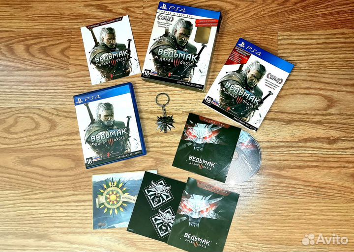 Ведьмак 3 ps4 коллекционный диск