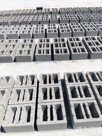 Блок стеновой вибропрессованный