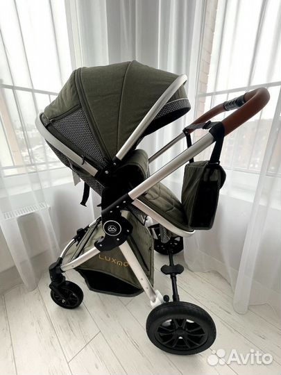 Коляска 3 в 1 новая (хаки)