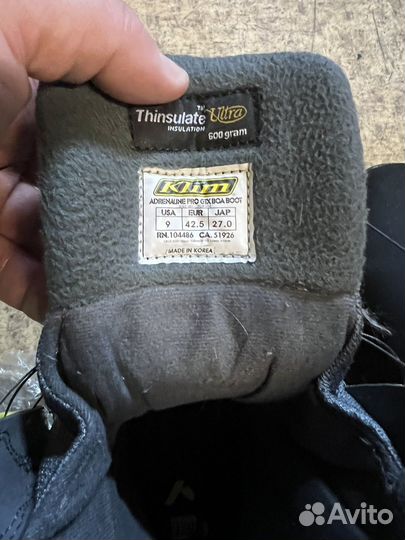 Ботинки klim