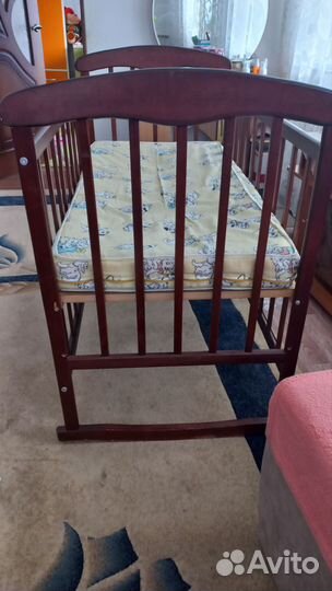 Кровать с матрасом бу