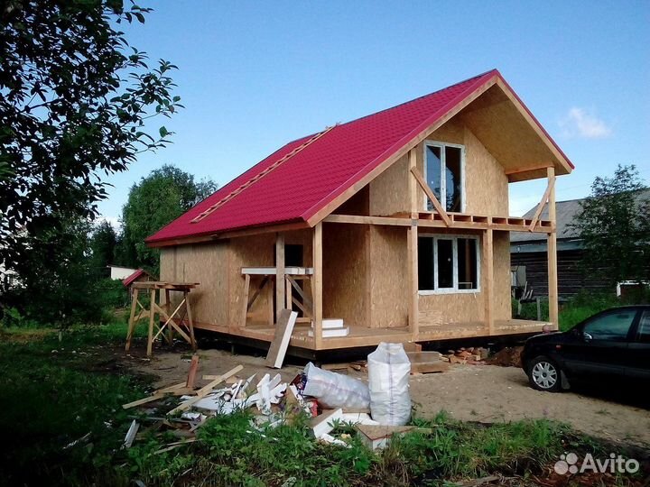 Строительство ремонт домов пристроек беседок бань