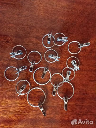 Зажим для штор с кольцом