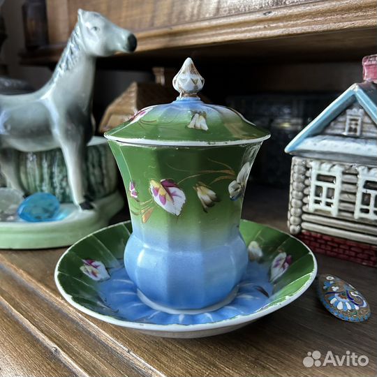 Чайная пара Кузнецов Российская Империя