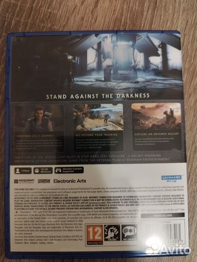 Диск Star wars jedi survivor ps5 (Звёздные войны)