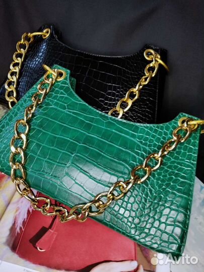 Сумка багет женская