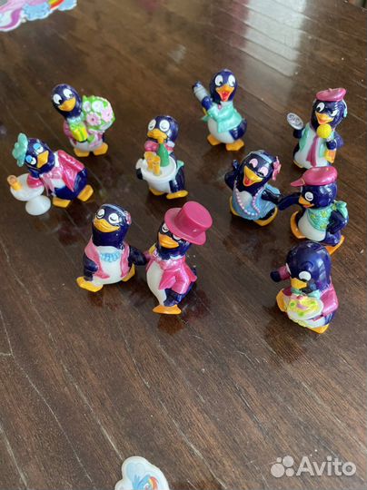 Коллекционные игрушки Kinder “peppy pingos”